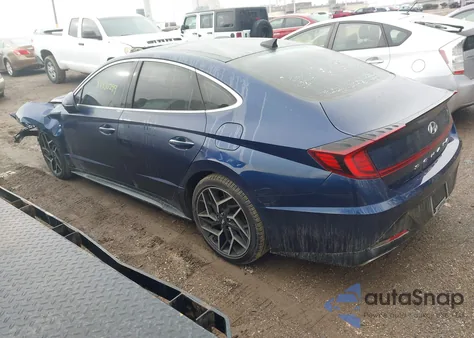 2021 Hyundai Sonata N Line z USA, uszkodzony, nr VIN 5NPEK4JC9MH105726